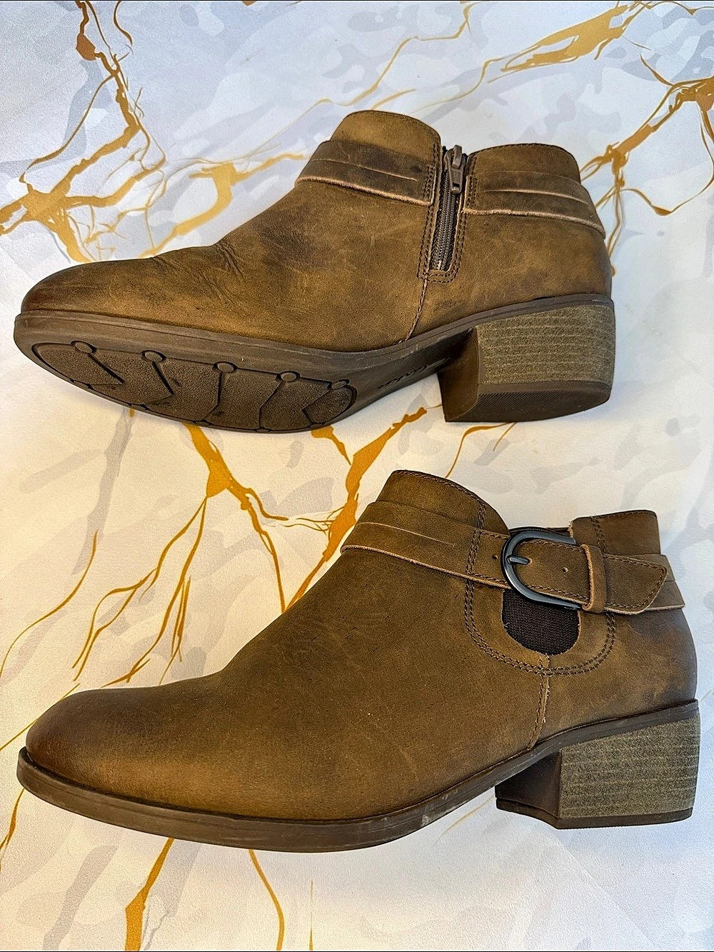Clarks Maye Kaylie Ankle Boot Brown